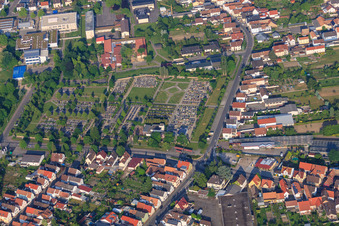 Cemetery Rülzheim in Rülzheim in the state Rhineland-Palatinate, Germany