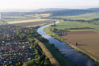 Camping Grohnder Fährhjaus in the district Hajen in Emmerthal in the state Lower Saxony, Germany