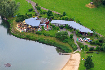 Restaurant Strandgut Höxter on Lake Godelheim in Höxter in the state North Rhine-Westphalia, Germany