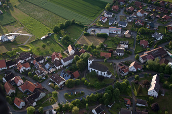 Church building in the village of in the district Bellersen in Brakel in the state North Rhine-Westphalia