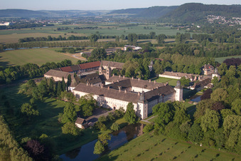Castle of Schloss Corvey in Hoexter in the state North Rhine-Westphalia