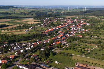 Village view in the district Langenthal in Trendelburg in the state Hesse, Germany