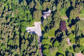 Oblique view of Industrial Park Metal Training Center WBS in Beverungen in the state North Rhine-Westphalia, Germany