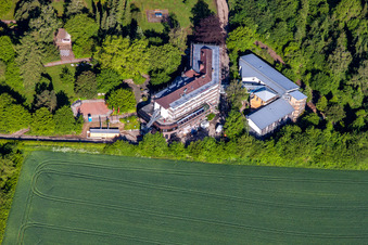 Industrial Park Metal Training Center WBS in Beverungen in the state North Rhine-Westphalia, Germany from above