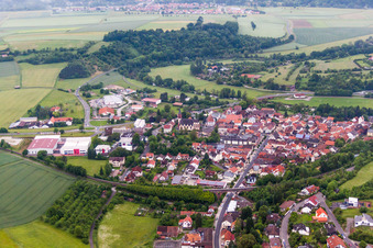 Village view in Euerdorf in the state Bavaria, Germany