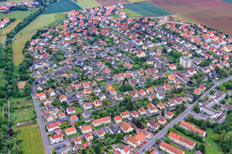 Ahornstr in Werneck in the state Bavaria, Germany