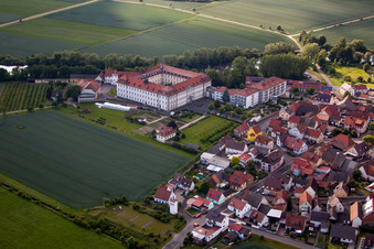 Building complex of the Maria Hilf Monastery in the district Heidenfeld in Röthlein in the state Bavaria, Germany