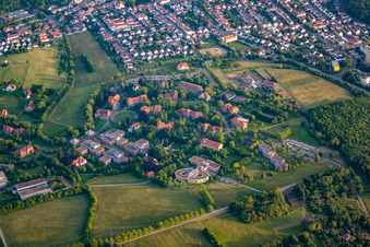 Psychiatric Center North Baden from the northeast in the district Altwiesloch in Wiesloch in the state Baden-Wuerttemberg, Germany