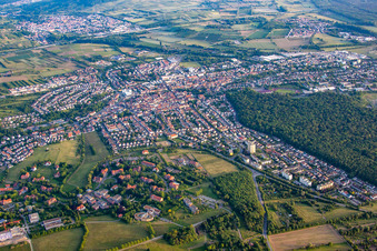 From the northeast in the district Altwiesloch in Wiesloch in the state Baden-Wuerttemberg, Germany