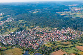 From the southwest in Nußloch in the state Baden-Wuerttemberg, Germany