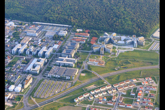 Industrial area on Dietmar-Hopp-Allee with SAP SE in Walldorf in the state Baden-Wuerttemberg, Germany