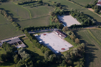 MSC Taifun, cycle ball field in the district Mörsch in Rheinstetten in the state Baden-Wuerttemberg, Germany