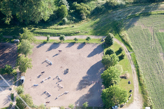 Tournament riding field, riding and driving club in the district Mörsch in Rheinstetten in the state Baden-Wuerttemberg, Germany