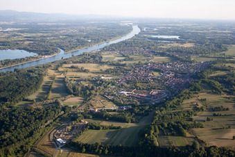 Mothern in the state Bas-Rhin, France seen from above