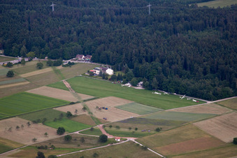 Schwann, gliding airfield in the district Conweiler in Straubenhardt in the state Baden-Wuerttemberg, Germany