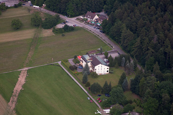 Schwann, Hotel Adlerhof in the district Conweiler in Straubenhardt in the state Baden-Wuerttemberg, Germany