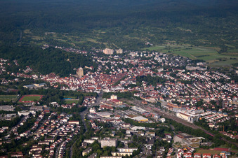 From the west in Herrenberg in the state Baden-Wuerttemberg, Germany