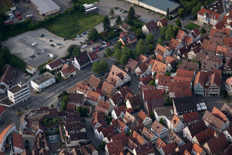 Frog Alley in Herrenberg in the state Baden-Wuerttemberg, Germany