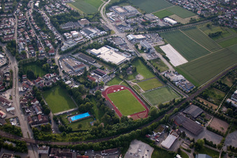 Volksbank Stadium in Herrenberg in the state Baden-Wuerttemberg, Germany