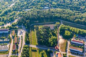 Hexagonal tower in the district Mitte in Ulm in the state Baden-Wuerttemberg, Germany
