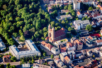 Church building St. Pauls church in Ulm in the state Baden-Wurttemberg, Germany