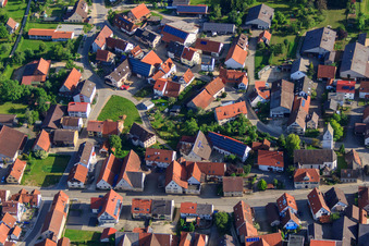 Main Street in Berghülen in the state Baden-Wuerttemberg, Germany
