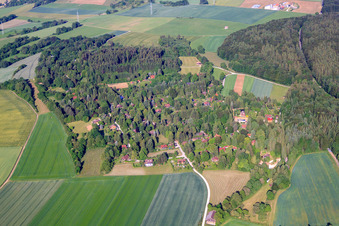 Waldsiedlugn High Trail in Berghülen in the state Baden-Wuerttemberg, Germany