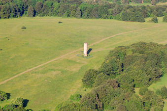 Reinhardt Tower on the Alb on the former Münsingen military training area in Gutsbezirk Münsingen in the state Baden-Wuerttemberg, Germany