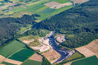 KSV gravel works Rißegg in the district Rißegg in Biberach an der Riß in the state Baden-Wuerttemberg, Germany