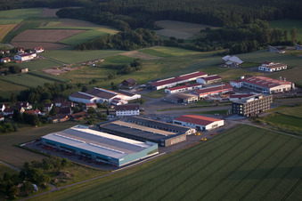 Building and production halls on the premises of RECK-Technik GmbH in the district Kappel in Betzenweiler in the state Baden-Wurttemberg
