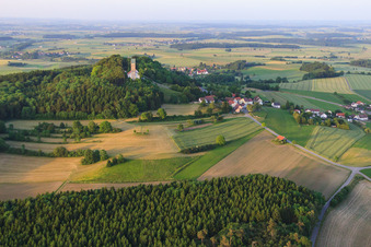 Bussen, the highest mountain in Swabia and a place of pilgrimage in the district Offingen in Uttenweiler in the state Baden-Wuerttemberg, Germany