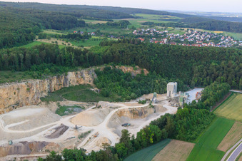 SWK Gravel Works Kirchen At the Yellow Stone 2 in the district Kirchen in Ehingen in the state Baden-Wuerttemberg, Germany
