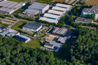 Möbel Rieger Logistics Center Reutlingen and Dosteba GmbH in the district Jettenburg in Kusterdingen in the state Baden-Wuerttemberg, Germany