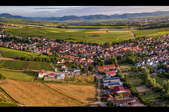Commercial area in the Gerlachsgärten in Insheim in the state Rhineland-Palatinate, Germany