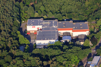 Drone image of Furniture GILB in Herxheim bei Landau in the state Rhineland-Palatinate, Germany