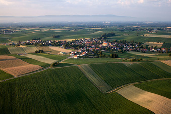 Drone image of Siegen in the state Bas-Rhin, France