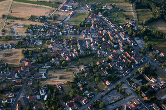 Oblique view of Forstfeld in the state Bas-Rhin, France