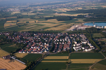 Village view in the district Kippenheimweiler in Lahr in the state Baden-Wuerttemberg, Germany