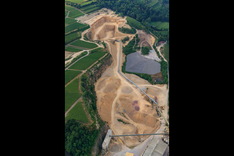 Quarry Merdingen in Merdingen in the state Baden-Wuerttemberg, Germany