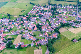 From the northeast in the district Bermuthshain in Grebenhain in the state Hesse, Germany