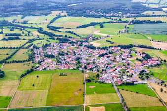 Village view in the district Bermuthshain in Grebenhain in the state Hesse, Germany