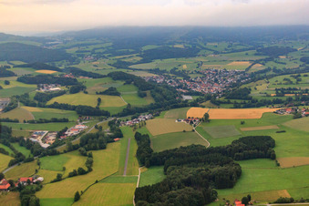 Huhnrain Gliding Airfield in Poppenhausen in the state Hesse, Germany