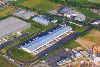 Böcklerstraße industrial estate with VTL Networked Transport Logistics GmbH in the district Besges in Fulda in the state Hesse, Germany