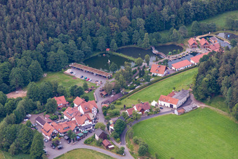 Landgasthof Hessenmühle, Schlagberghof and Bistro Fischerhütte in the district Kleinlüder in Großenlüder in the state Hesse, Germany
