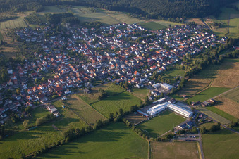 Village view in the district Hain-Gründau in Gründau in the state Hesse, Germany