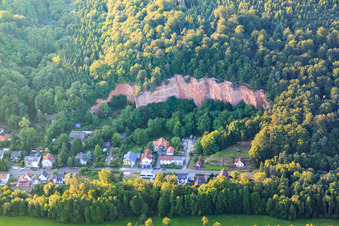 Old Büdingen Bunter Sandstone Quarry in Büdingen in the state Hesse, Germany