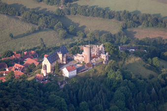 Castle of Schloss in the district Schwarzenfels in Sinntal in the state Hesse