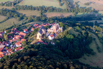 Castle of the fortress Schwarzenfels in Schwarzenfels in the state Hesse, Germany