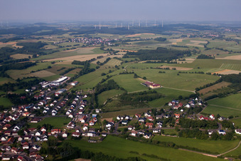 District Hauswurz in Neuhof in the state Hesse, Germany
