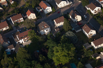 Drone image of District Dannstadt in Dannstadt-Schauernheim in the state Rhineland-Palatinate, Germany